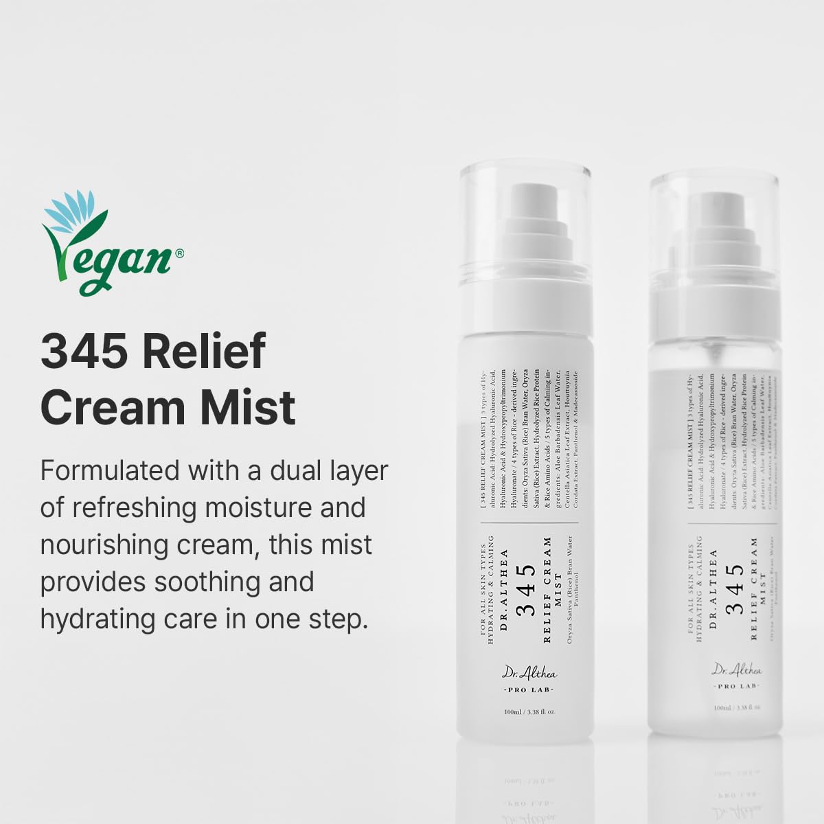 [ Dr.Althea ] 345 Relief Cream Mist 100ml/3.38 fl.oz - KosBeauty