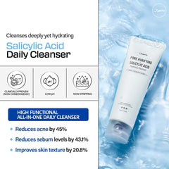[ JUMISO ] Pore Purifying Salicylic Acid Foaming Cleanser 120g / 4.23 oz