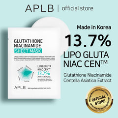 [ APLB ] Glutathione Niacinamide Sheet Mask 25ml 10ea