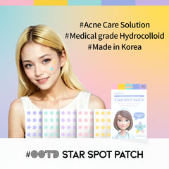 [ OOTD ] Star Spot Acne/Pimple Patch for Face 12mm X 80Pcs (16pcs x 5ea)