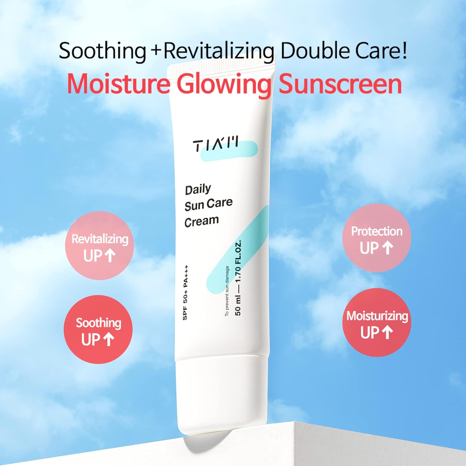 [ TIAM ] Daily Sun Care Cream SPF 50+ PA++++ 50ml / 1.70 fl.oz.