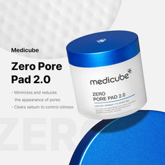 [ MEDICUBE ] ZERO PORE PAD 2.0 155g, 5.46oz (70 pads)