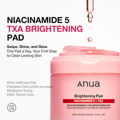 [ ANUA ] Brightening Pad Niacinamide5 + TXA 90pads 230ml / 7.77 fl.oz. - KosBeauty