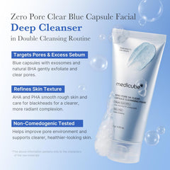 [ MEDICUBE ] ZERO PORE SA CLEAR CAPSULE CLEANSING FOAM 120g / 4.23 oz