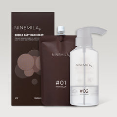 [ NINEMILA ] Bubble Easy Hair Color 4N Natural Brown