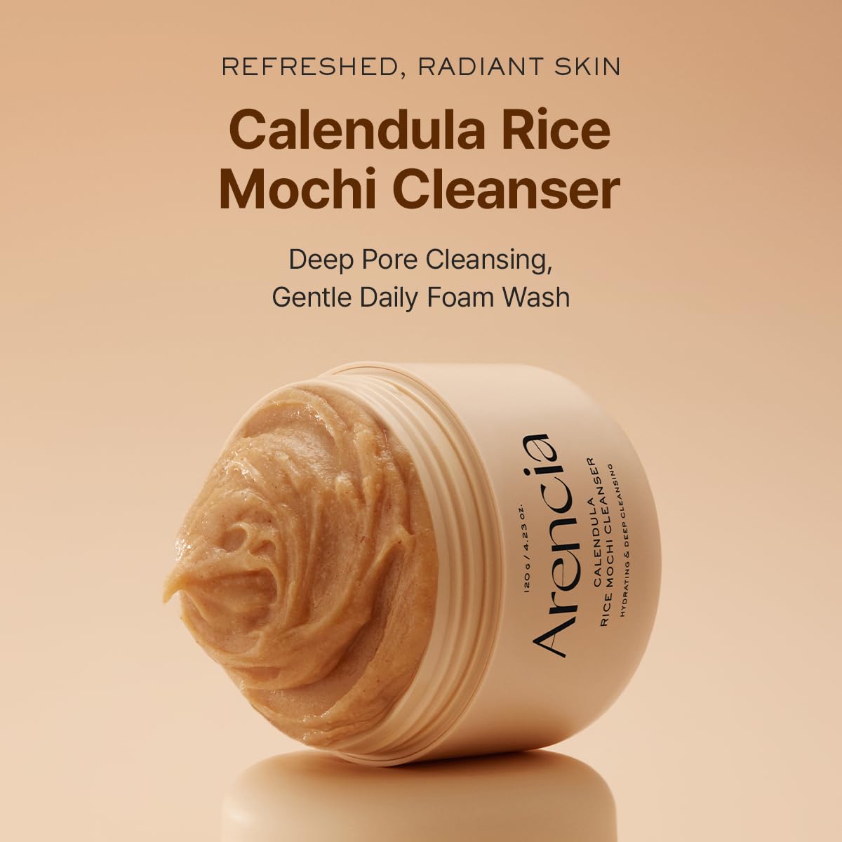 [ Arencia ] Calendula Rice Mochi Fresh Cleanser 120g / 4.23oz