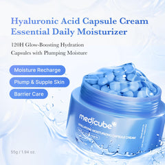 [ MEDICUBE ]Hyaluronic Moisturizing Capsule Cream 55g / 1.94oz - KosBeauty