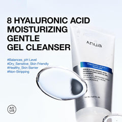 ANUA Hyaluronic Acid 8 + Squalane Gentle gel Cleanser 150 ml / 5.07fl.oz