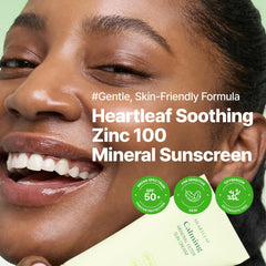 [ GOODAL ] Heartleaf Soothing Zinc 100 Mineral Sunscreen SPF 50, 1.69fl.oz