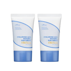[ ISNTREE ] Hyaluronic Acid Natural Sun Cream Moisturizing Sunscreen, SPF 50+ PA++++ 50ml (2-PACK)