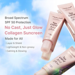 [ Medicube ] No Cast Just Glow Collagen Sunscreen | SPF 50, NET 50ml/ 1.69fl.oz. - KosBeauty
