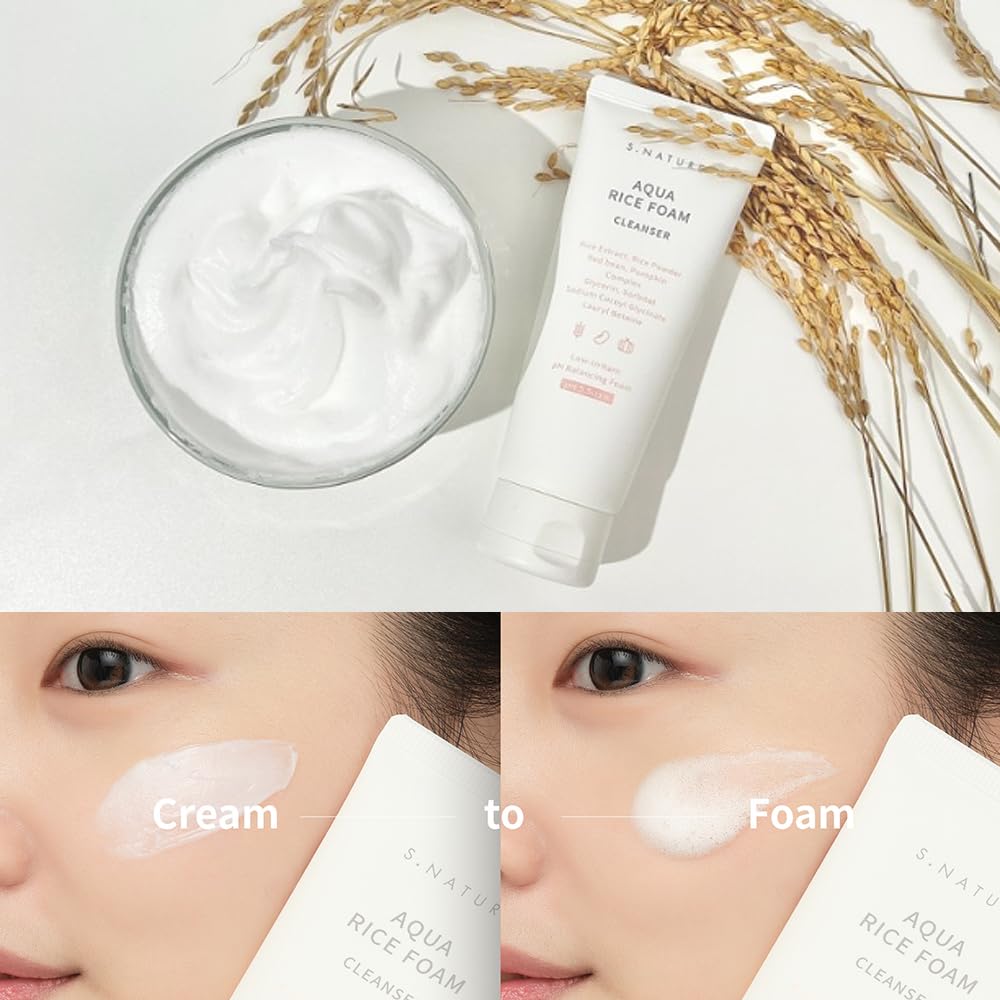 S Nature Aqua Rice Roal Cleanser 80ml