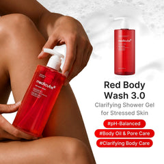 [ MEDICUBE ] Red Acne Body Wash 3.0 400ml / 13.52 fl.oz. - KosBeauty