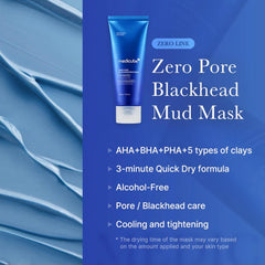 [ MEDICUBE ] ZERO PORE BLACKHEAD MUD MASK 100g / 3.52 oz