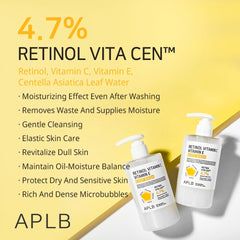 [ APLB ] Retinol Vitamin C Vitamin E Body Wash 300ml / 10.14 fl.oz