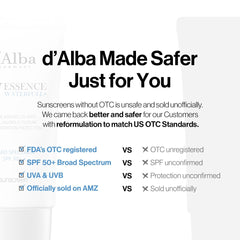 [ d'alba ] Piedmont Italian White Truffle Waterfull Essence Sunscreen 50ml/1.69 fl.oz