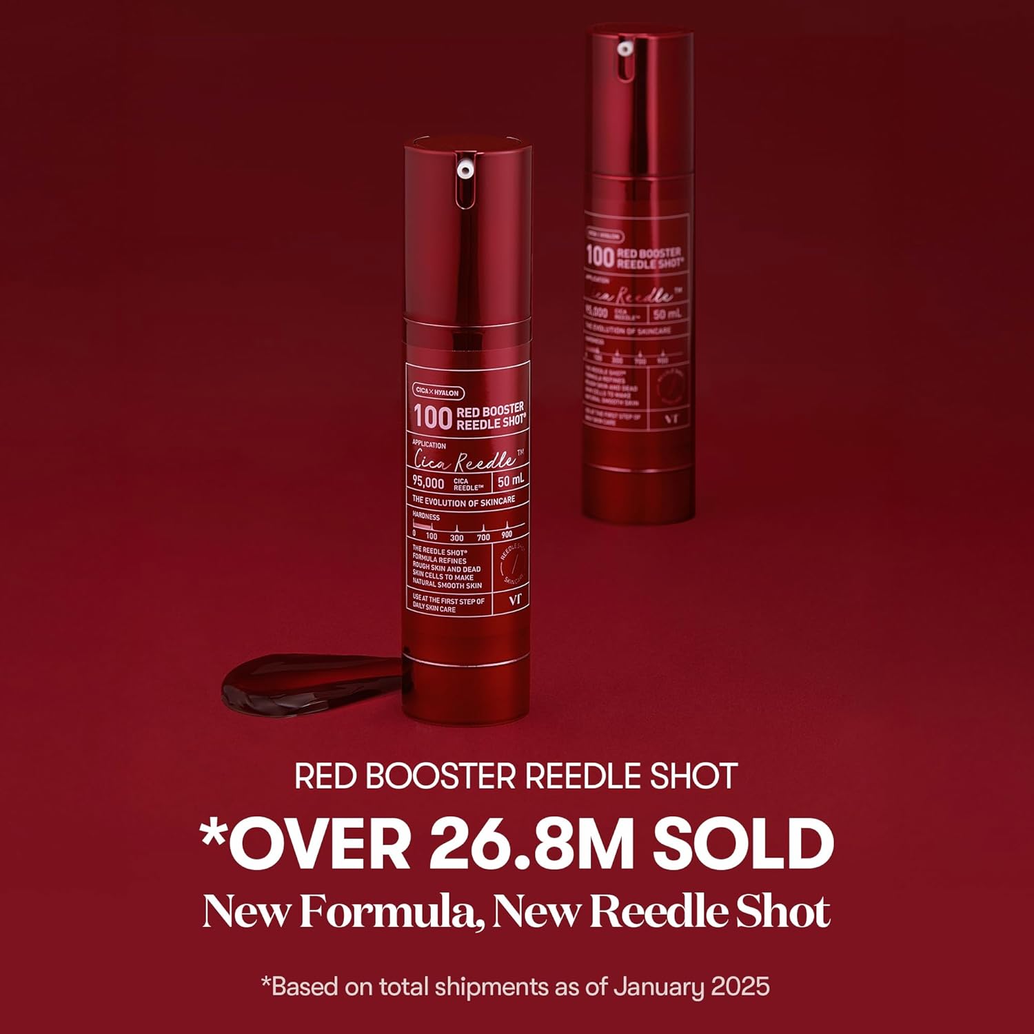[ VT COSMETICS ] Red Booster Reedle shot 100 1.69 fl.oz / 50ml