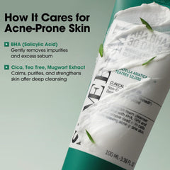 [ SOME BY MI ] AHA BHA PHA 30 Days Miracle Acne Clear Foam 100ml - KosBeauty