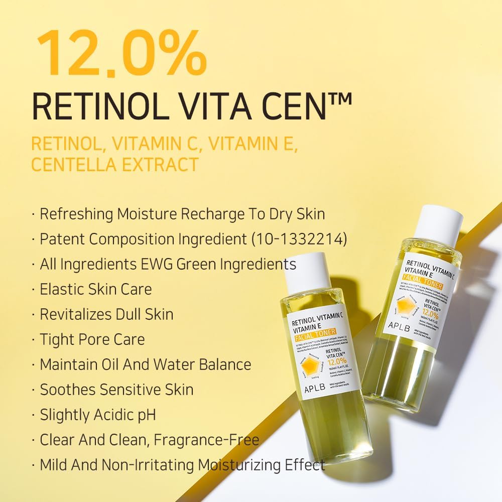 [ APLB ] Retinol Vitamin C Vitamin E Facial Toner 160ml / 5.41 fl.oz