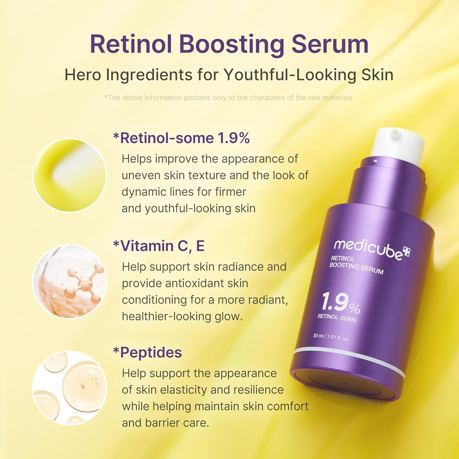 [ MEDICUBE ] Retinol NMN Boosting Serum  30ml / 1.01 fl.oz. - KosBeauty