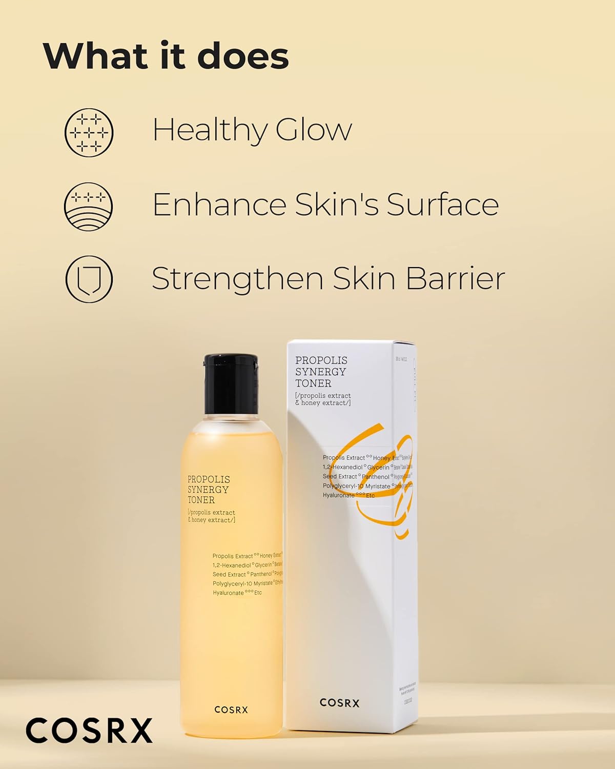 [ COSRX ] Full Fit Propolis Synergy Toner 280ml (9.46 fl.oz) - KosBeauty