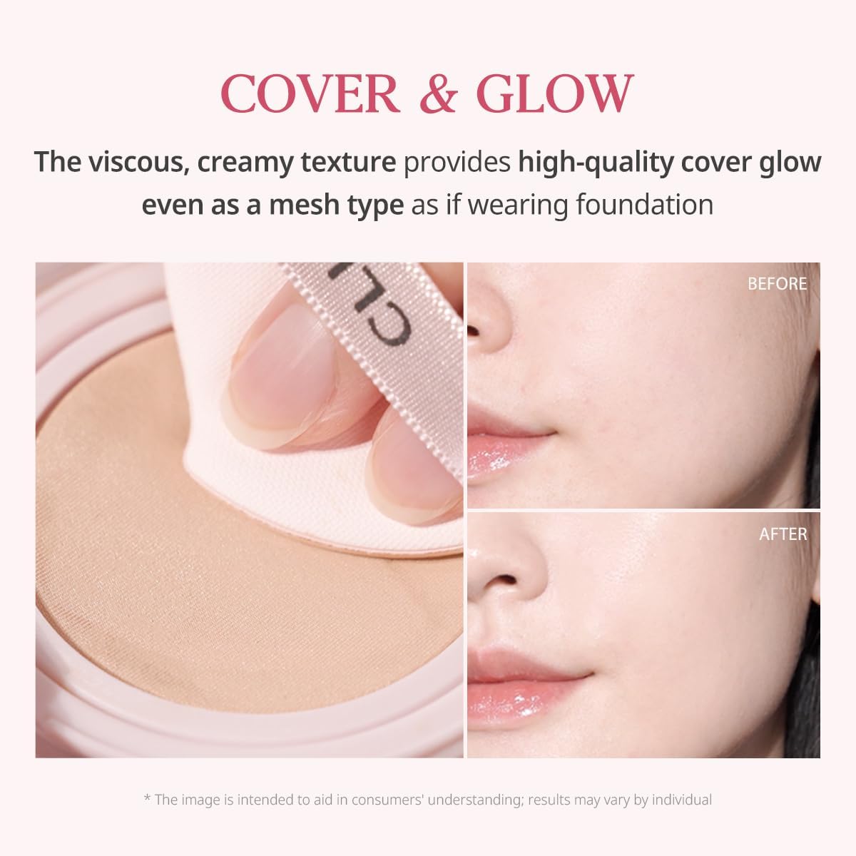 [ CLIO ] KILL COBER MESH GLOW CUSHION 15g / Net Wt. 0.52 Oz x 2 ea