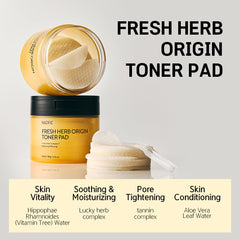 [ NACIFIC ] Fresh Herb Origin Toner Pad 60pad / 180g