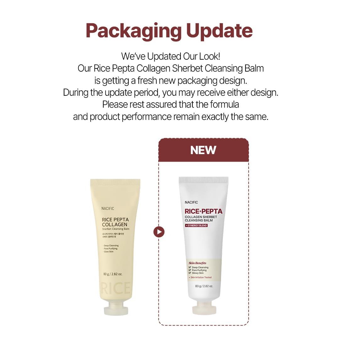 [ NACIFIC ] Rice Pepta Collagen Sherbet Cleansing Balm 80g / 2.82 oz - KosBeauty