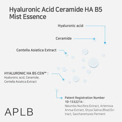 [ APLB ] Hyaluronic Acid Ceramide HA B5 Mist Essence 105ml/ 3.55 fl.oz.