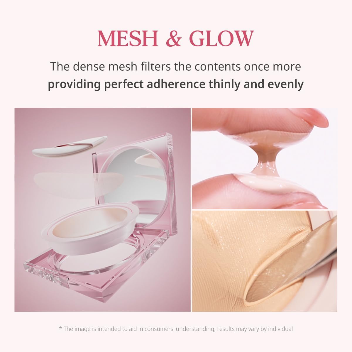 [ CLIO ] KILL COBER MESH GLOW CUSHION 15g / Net Wt. 0.52 Oz x 2 ea