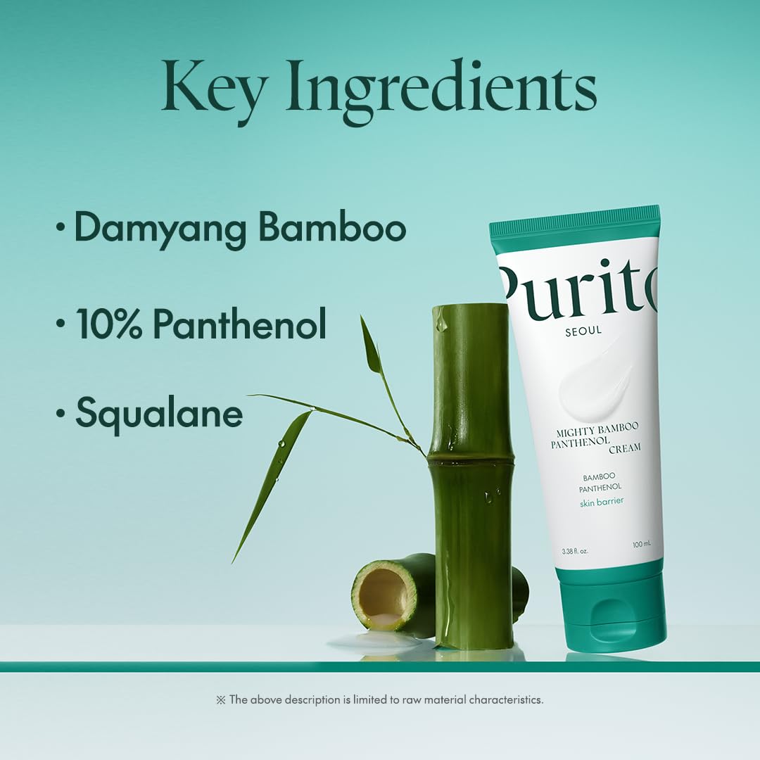 Purito Mighty Bamboo Panthenol Cream 100ml / 3.38 fl. oz.