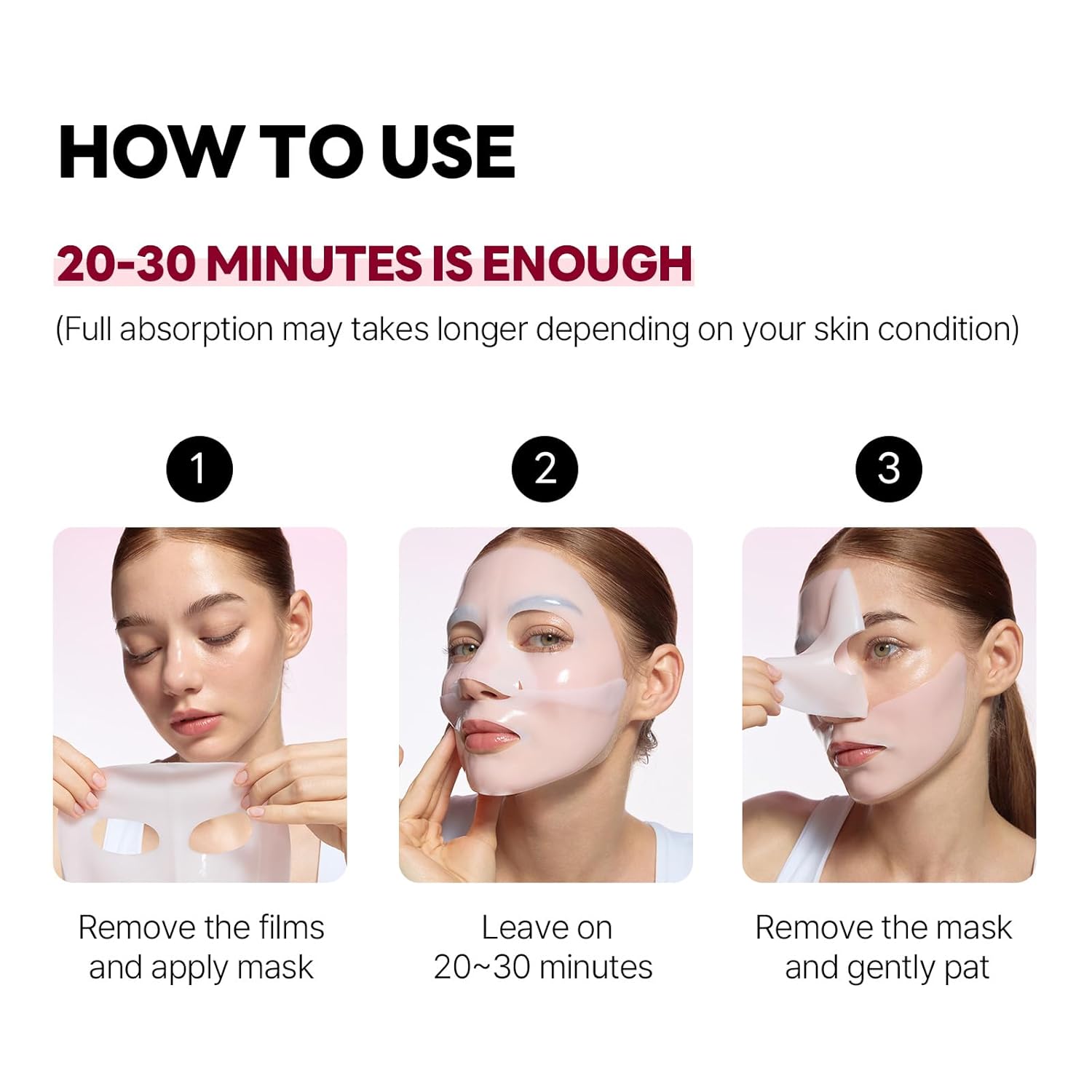 [ ROUND LAB ] CAMELLIA DEEP COLLAGEN FIRMING GEL MASK 34g / 1.19 fl.oz 4ea