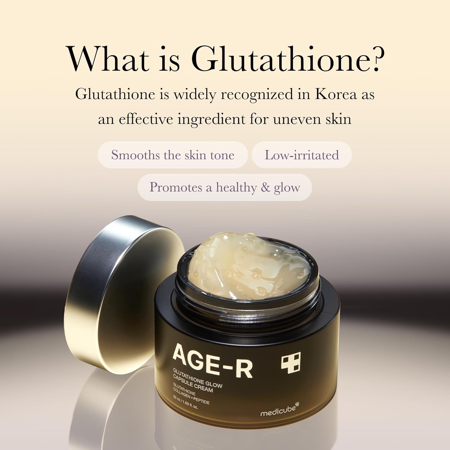 [ MEDICUBE ] AGE-R Glutathione Glow Capsule Cream 50ml / 1.69 fl. oz. - KosBeauty
