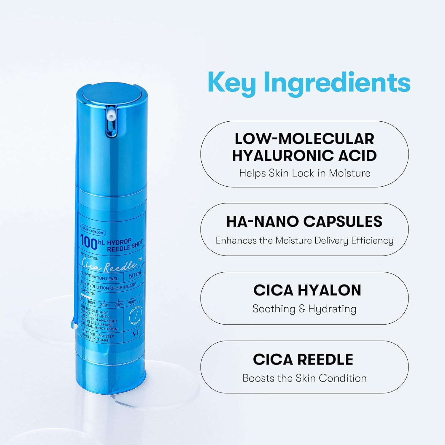[ VT COSMETICS ] VT Hydrop Reedle shot 100hL 1.69 fl.oz / 50ml