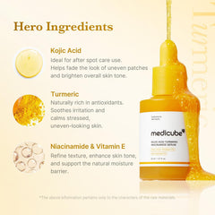 [ MEDICUBE ] Kojic Acid Turmeric Niacinamide Serum 30ml / 1.01 fl.oz