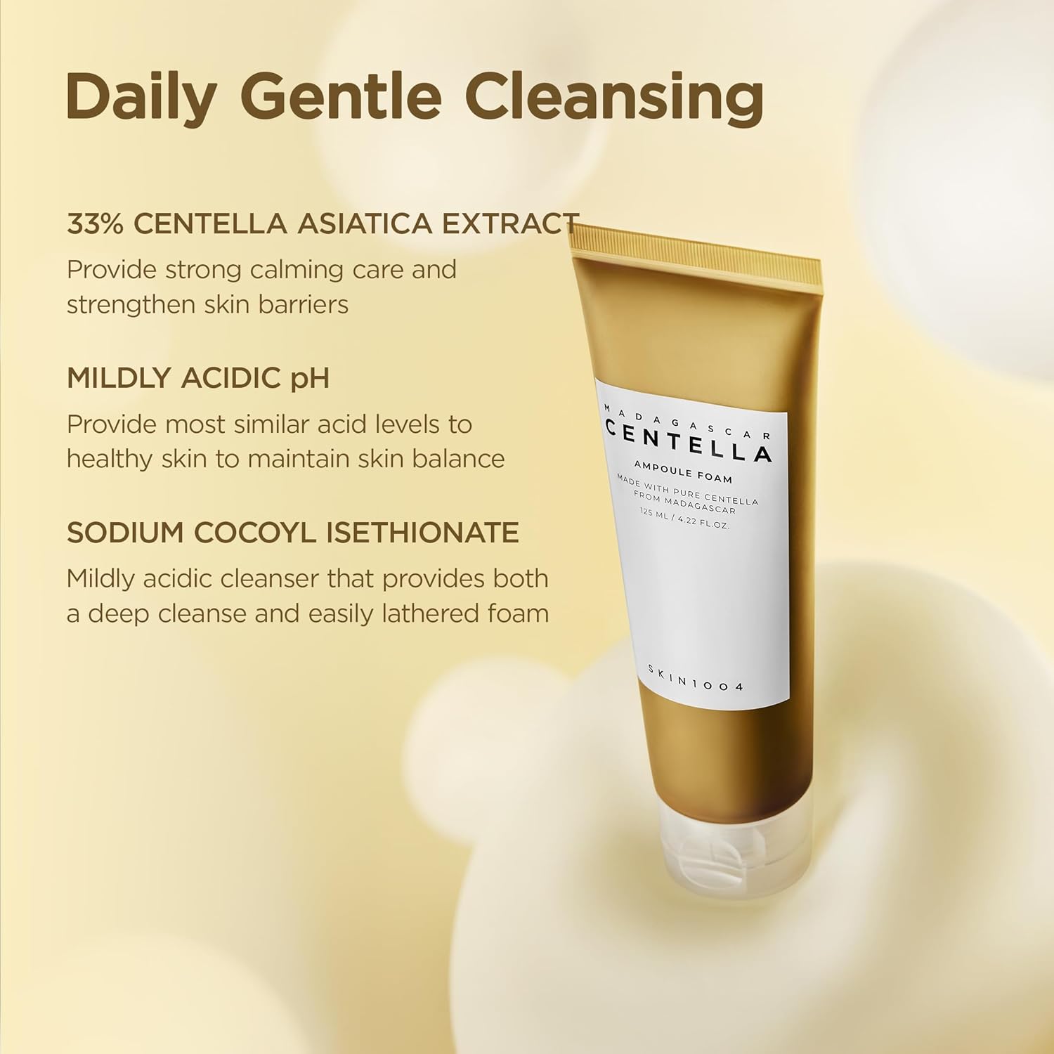 [ Skin1004 ] Madagascar Centella Ampoule Foam, 125ml / 4.22 fl.oz
