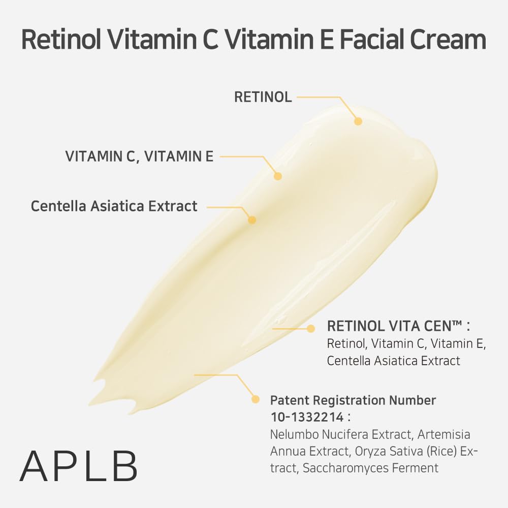 [ APLB ] Retinol Vitamin C Vitamin E Facial Cream 55ml / 1.86 fl.oz.