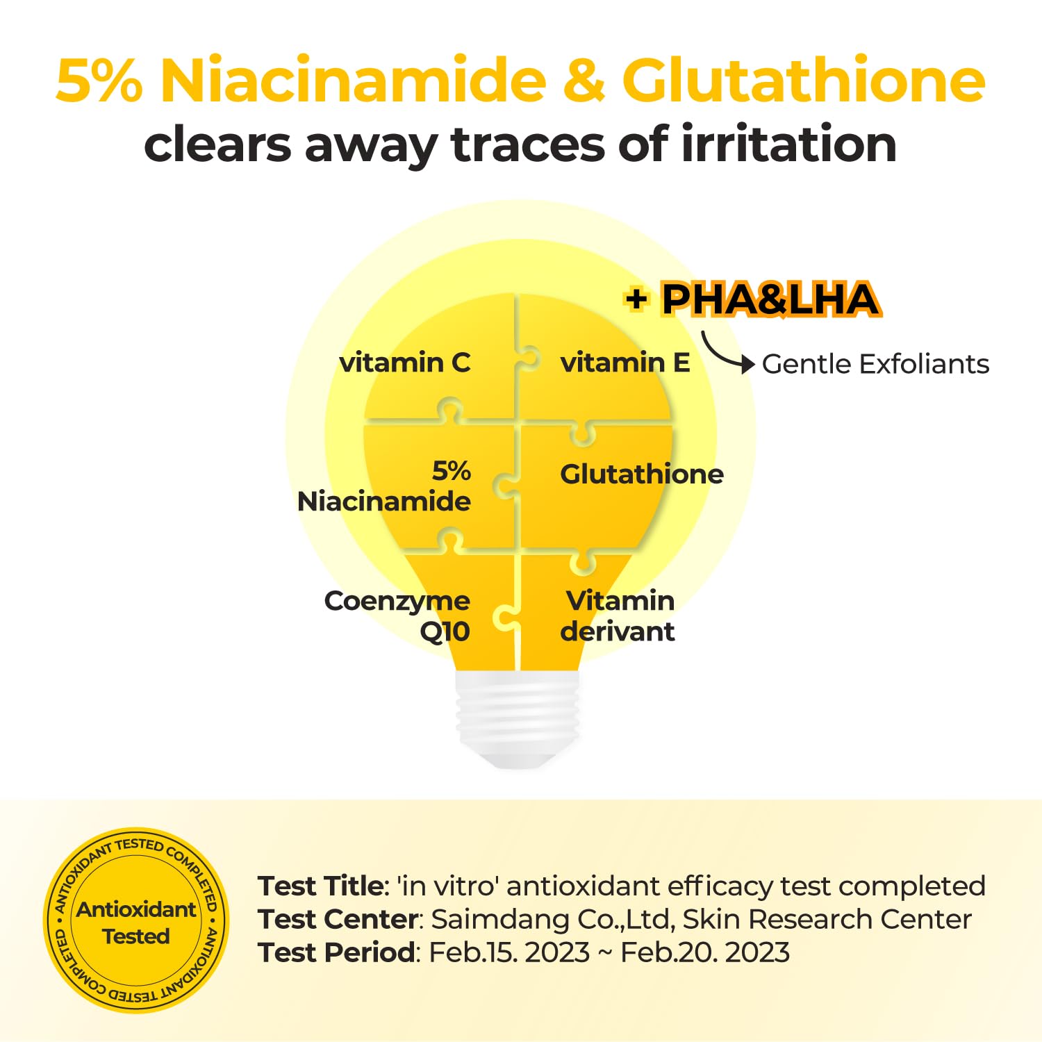 numbuz:n No.5 Vitamin-Niacinamide Concentrated Pad 180ml/70 pads/ 6.08 fl. oz.