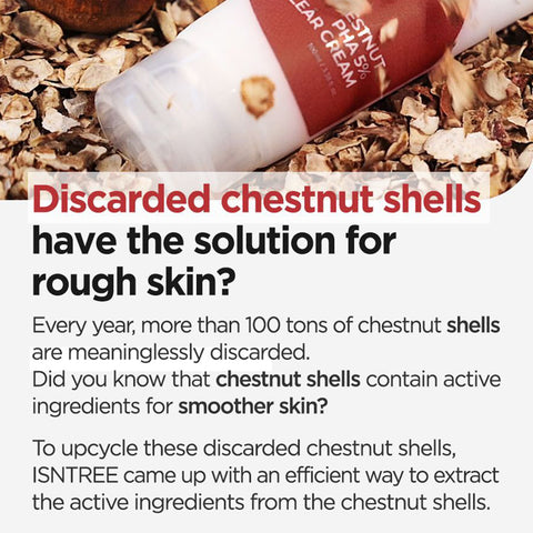 [ ISNTREE ] Chestnut PHA 5% Clear Cream 100ml / 3.38 fl.oz