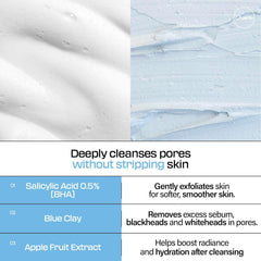 [ JUMISO ] Pore Purifying Salicylic Acid Foaming Cleanser 120g / 4.23 oz