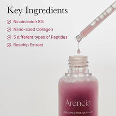 [ ARENCIA ] Red Smoothie Serum 8 Niacinamide 8% +  Collagen & Peptide s 30ml / 1.01floz