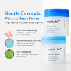 [ MEDICUBE ] ZERO PORE PAD MILD 155g /5.46oz (70 pads)