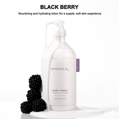 [ NINEMILA ] Pure Hinoki Body Lotoin Black Berry 1000ml e 33.8 fl.oz
