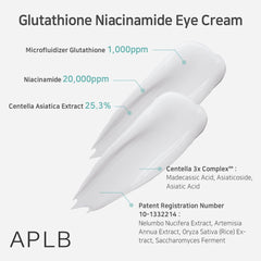 [ APLB ] Glutathione Niacinamide Eye Cream 20ml / 0.68 fl.oz.
