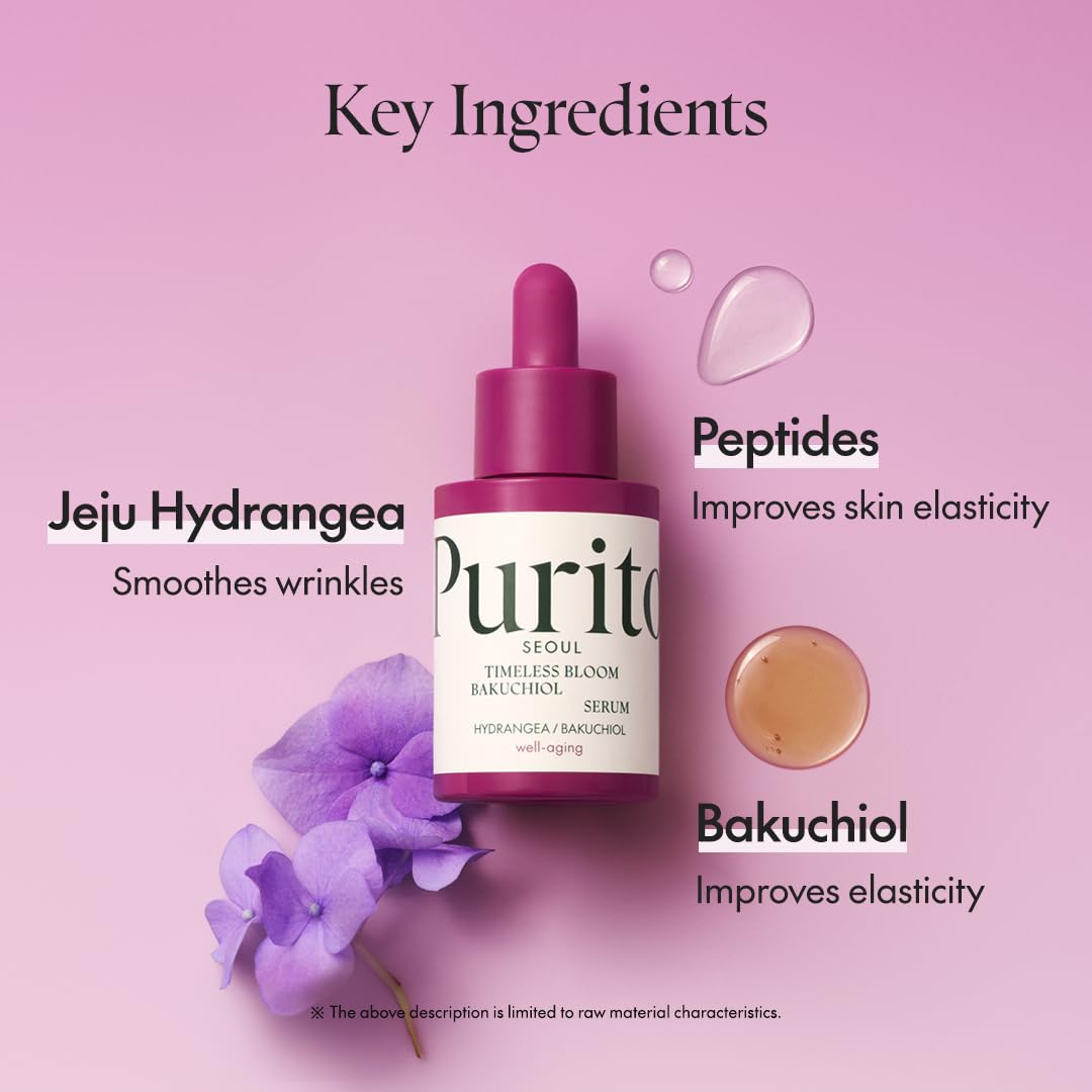 [ PURITO ] Timeless Bloom Bakuchiol Serum 30ml / 1.01 fl.oz