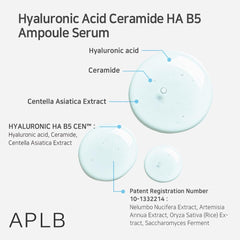[ APLB ] Hyaluronic Acid Ceramide HA B5 Ampoule Serum 40ml / 1.35 fl. oz. - KosBeauty