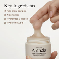 [ Arencia ] Rice Mucin Glow Serum 30 Packed with Vitmins 50g/1.76oz