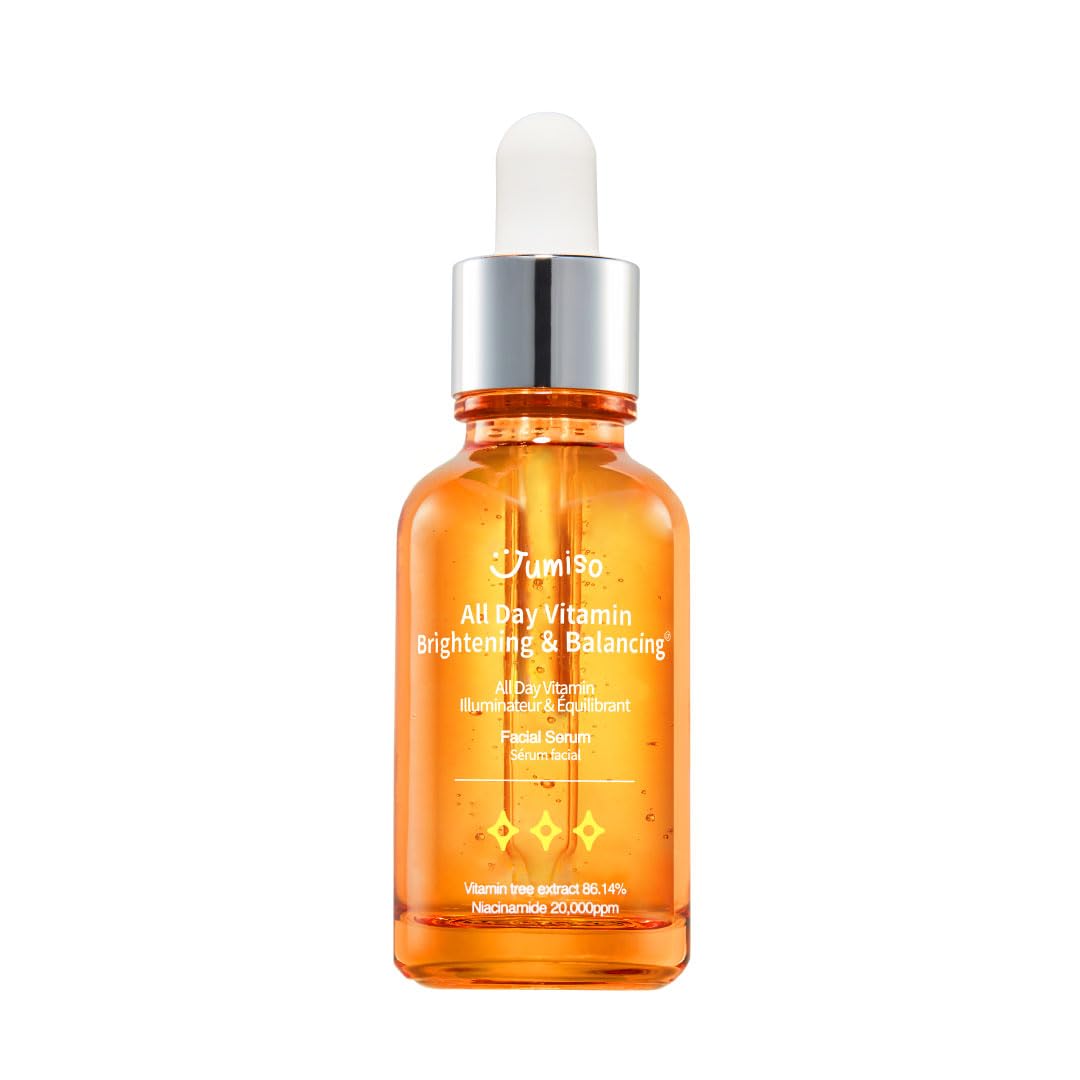 JUMISO All Day Vitamin Serum, Brightening & Balancing Facial Serum 30ml, 1.01 fl oz