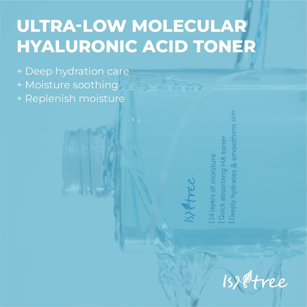 ISNTREE Ultra-Low Molecular Hyaluronic Acid Toner 300ml / 10.14 fl.oz.