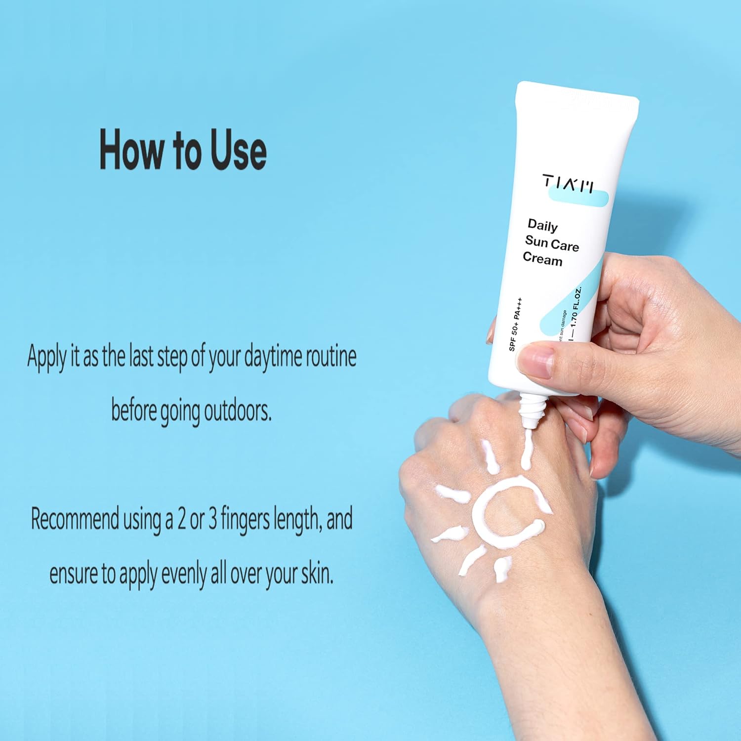 [ TIAM ] Daily Sun Care Cream SPF 50+ PA++++ 50ml / 1.70 fl.oz.